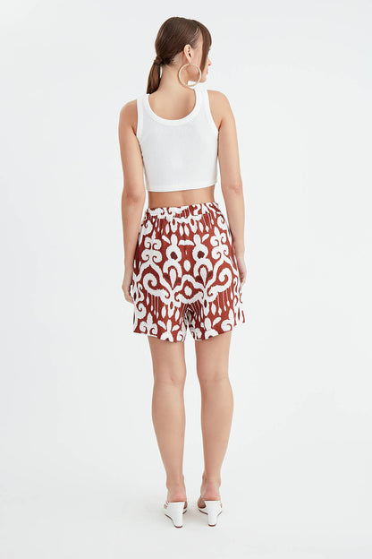 SHORTS WITH WAIST ELASTANE PATTERN