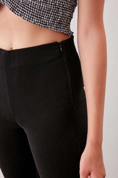 ZIPPERED TROUSERSWITH ELASTANE WAIST