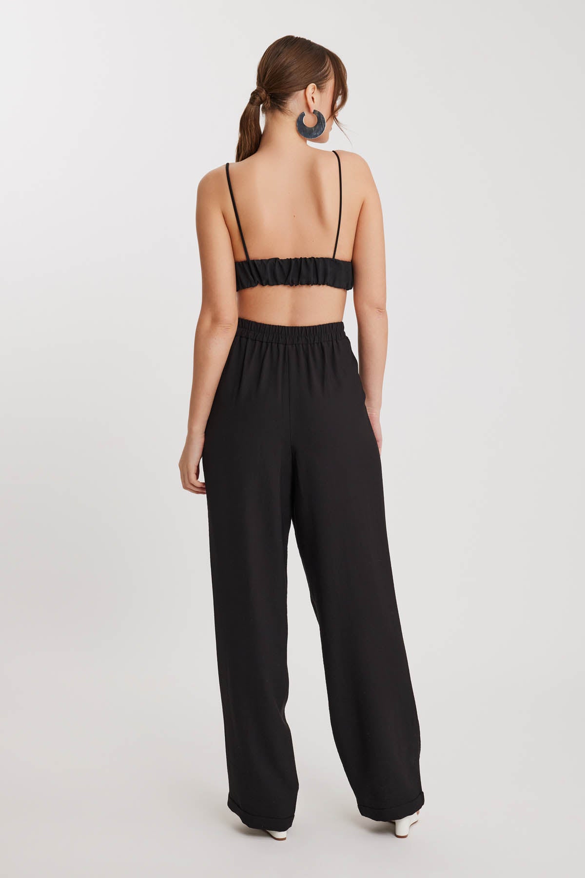 BRACKISH-DETAILED PLEATED TROUSERS