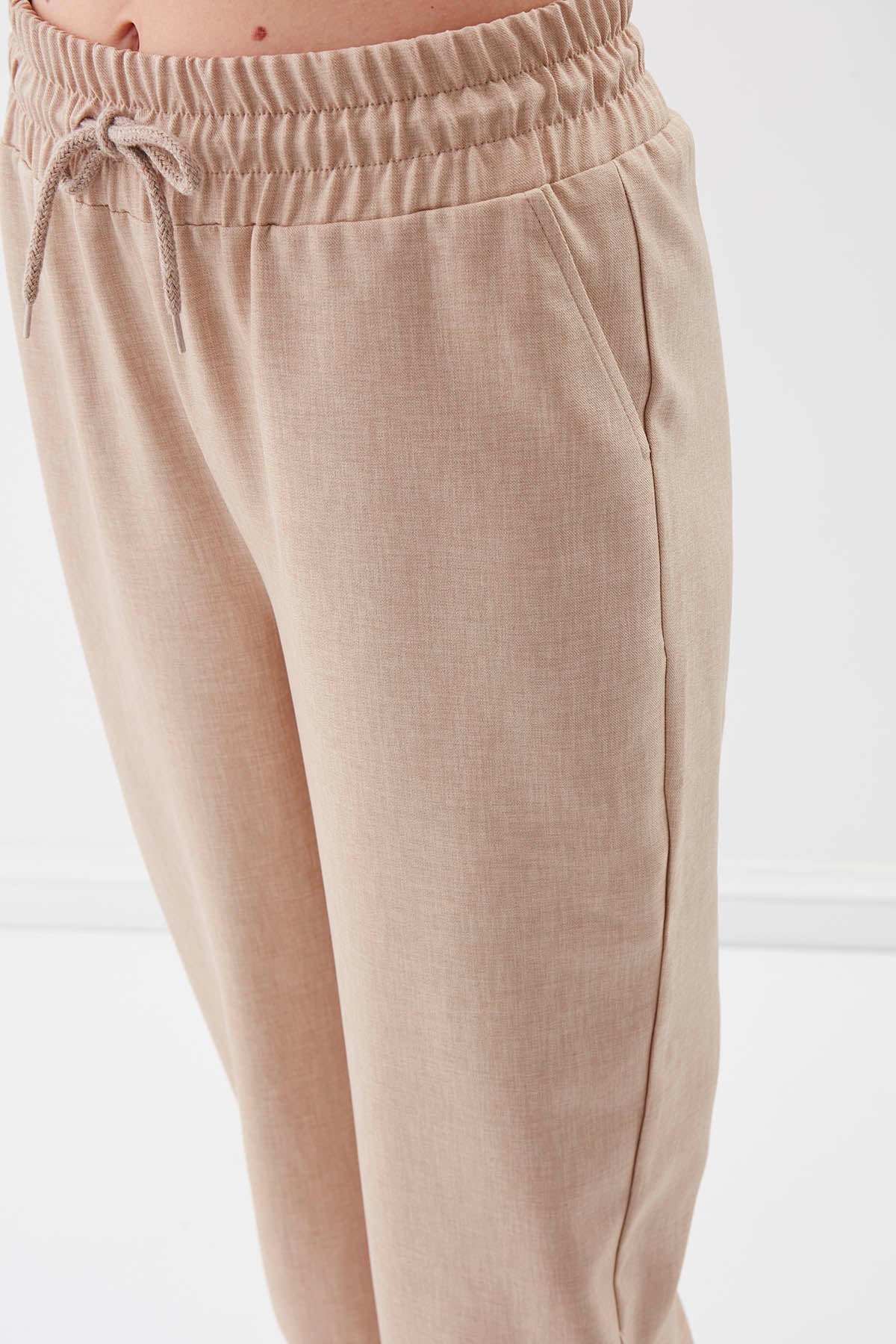 COMFY TROUSERS WITH ELASTANE WAIST AND ANKLES