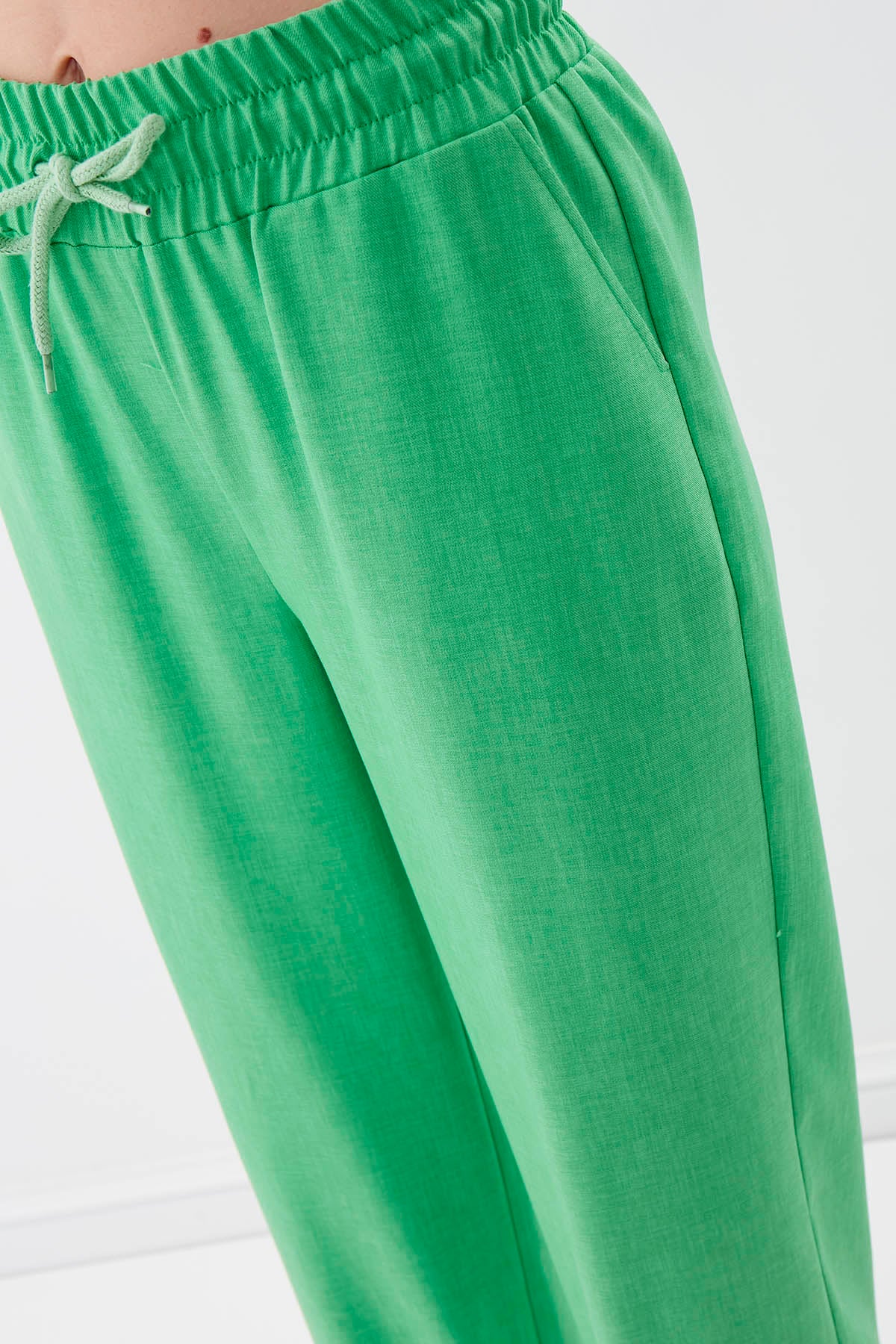 COMFY TROUSERS WITH ELASTANE WAIST AND ANKLES