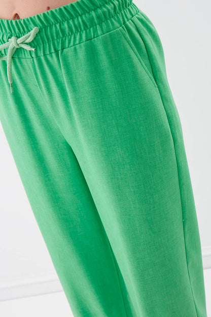 COMFY TROUSERS WITH ELASTANE WAIST AND ANKLES