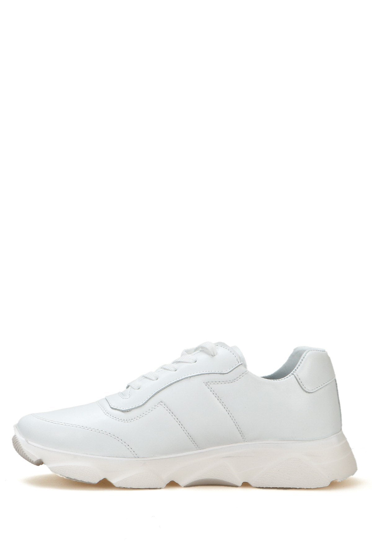 Elmet Genuine Leather White Bosphorus Men's Athletic Shoes