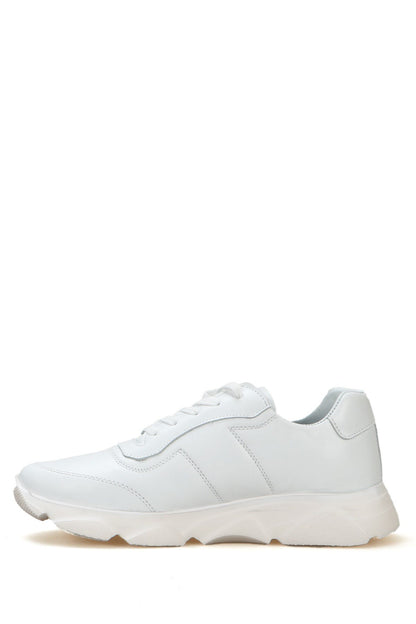 Elmet Genuine Leather White Bosphorus Men's Athletic Shoes