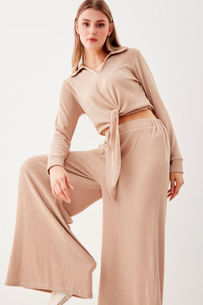 KNITTED TROUSERS