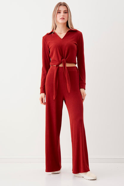 KNITTED TROUSERS