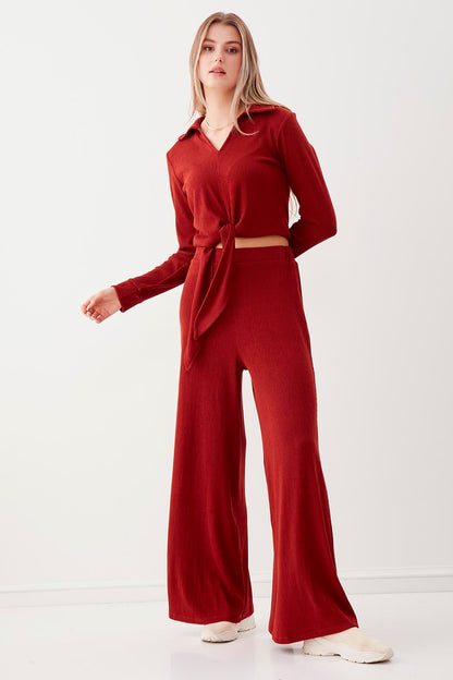 KNITTED TROUSERS