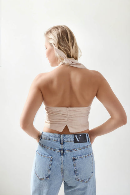 NECK-TIED VEST