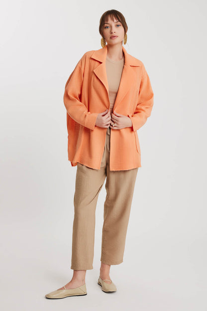 BIG COLLAR POCKET LOOSE JACKET
