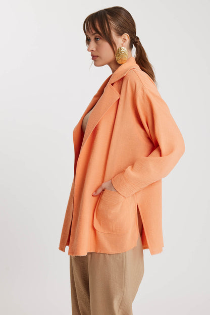 BIG COLLAR POCKET LOOSE JACKET