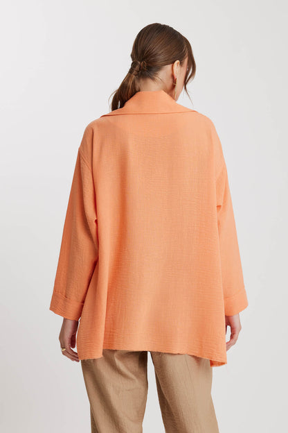 BIG COLLAR POCKET LOOSE JACKET