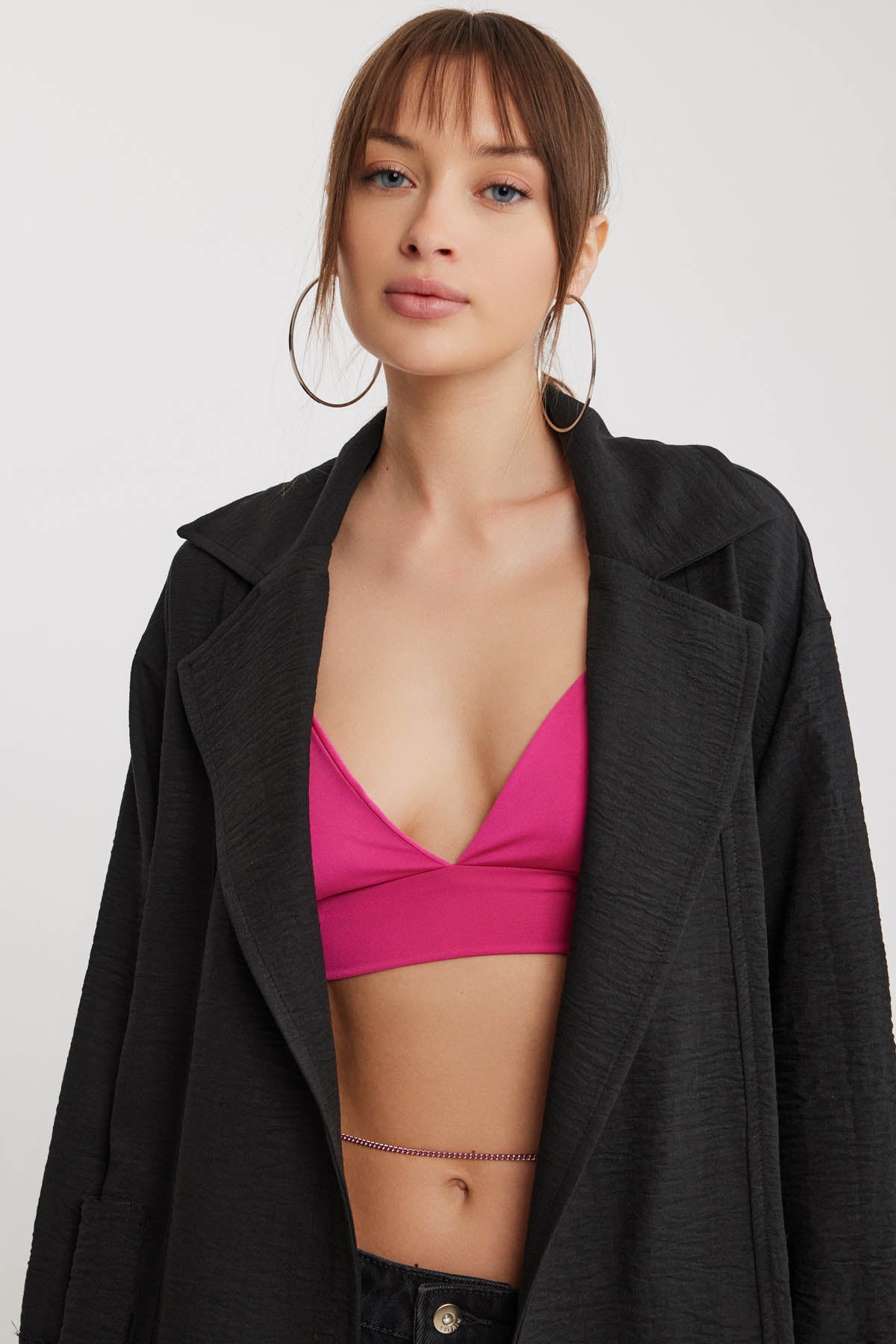 BIG COLLAR POCKET LOOSE JACKET