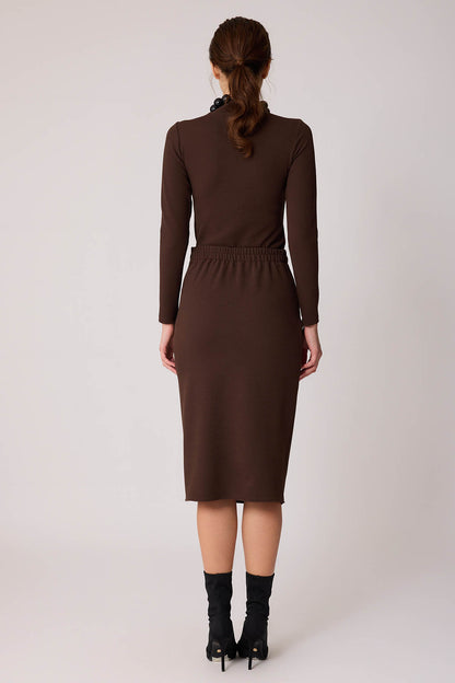 SKIRT WITH MIDSIZE SPLIT