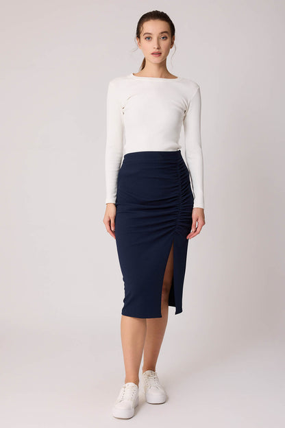 SKIRT WITH MIDSIZE SPLIT