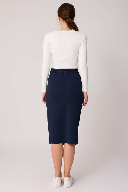 SKIRT WITH MIDSIZE SPLIT