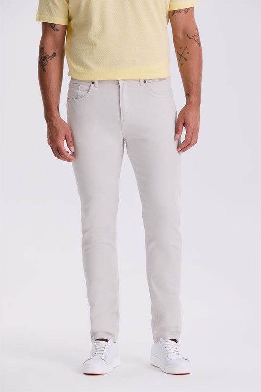 Stone Slim Fit Cotton Narrow Cut 5 Pocket Trousers