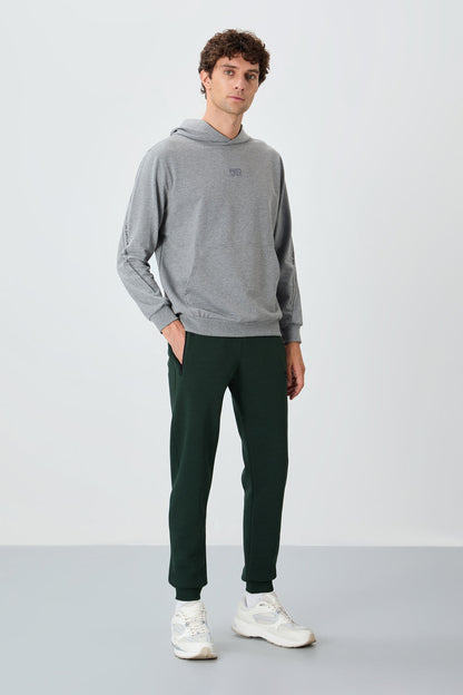 Cesar Pine Green Pocketed Jogger Men's Tracksuit Bottom - 84929