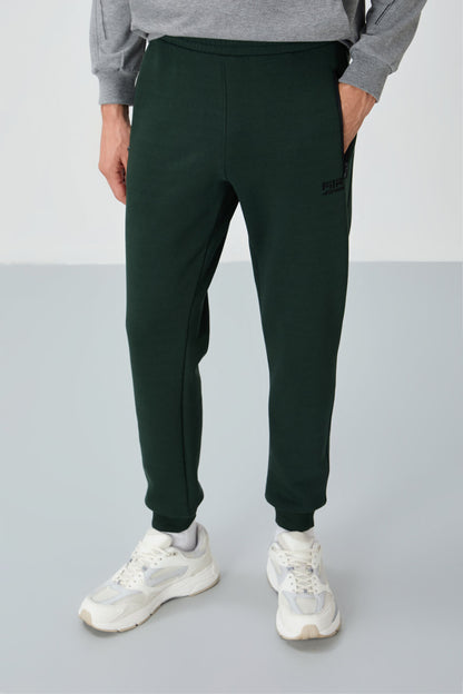 Cesar Pine Green Pocketed Jogger Men's Tracksuit Bottom - 84929