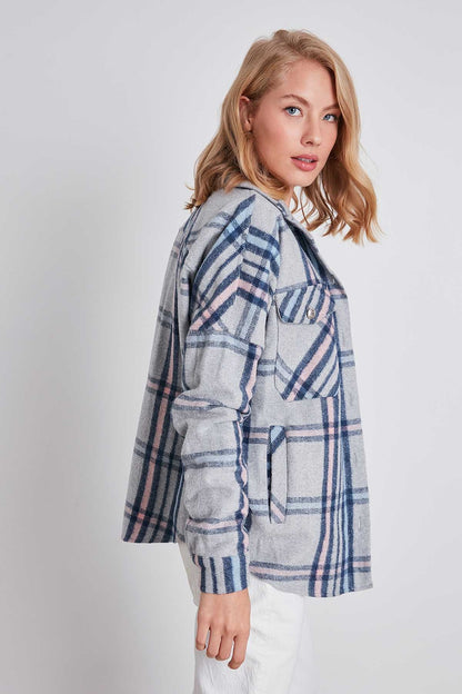 PLAID LUMBERJACK SHIRT WITH POCKETS