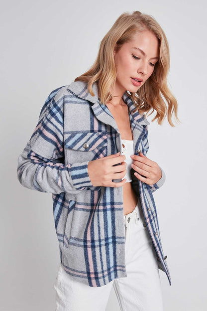 PLAID LUMBERJACK SHIRT WITH POCKETS