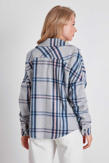 PLAID LUMBERJACK SHIRT WITH POCKETS