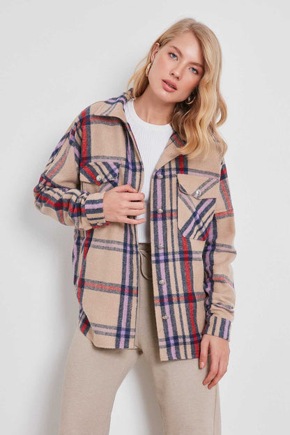 PLAID LUMBERJACK SHIRT WITH POCKETS