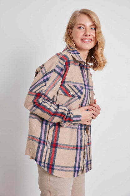 PLAID LUMBERJACK SHIRT WITH POCKETS