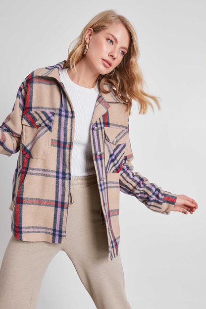 PLAID LUMBERJACK SHIRT WITH POCKETS