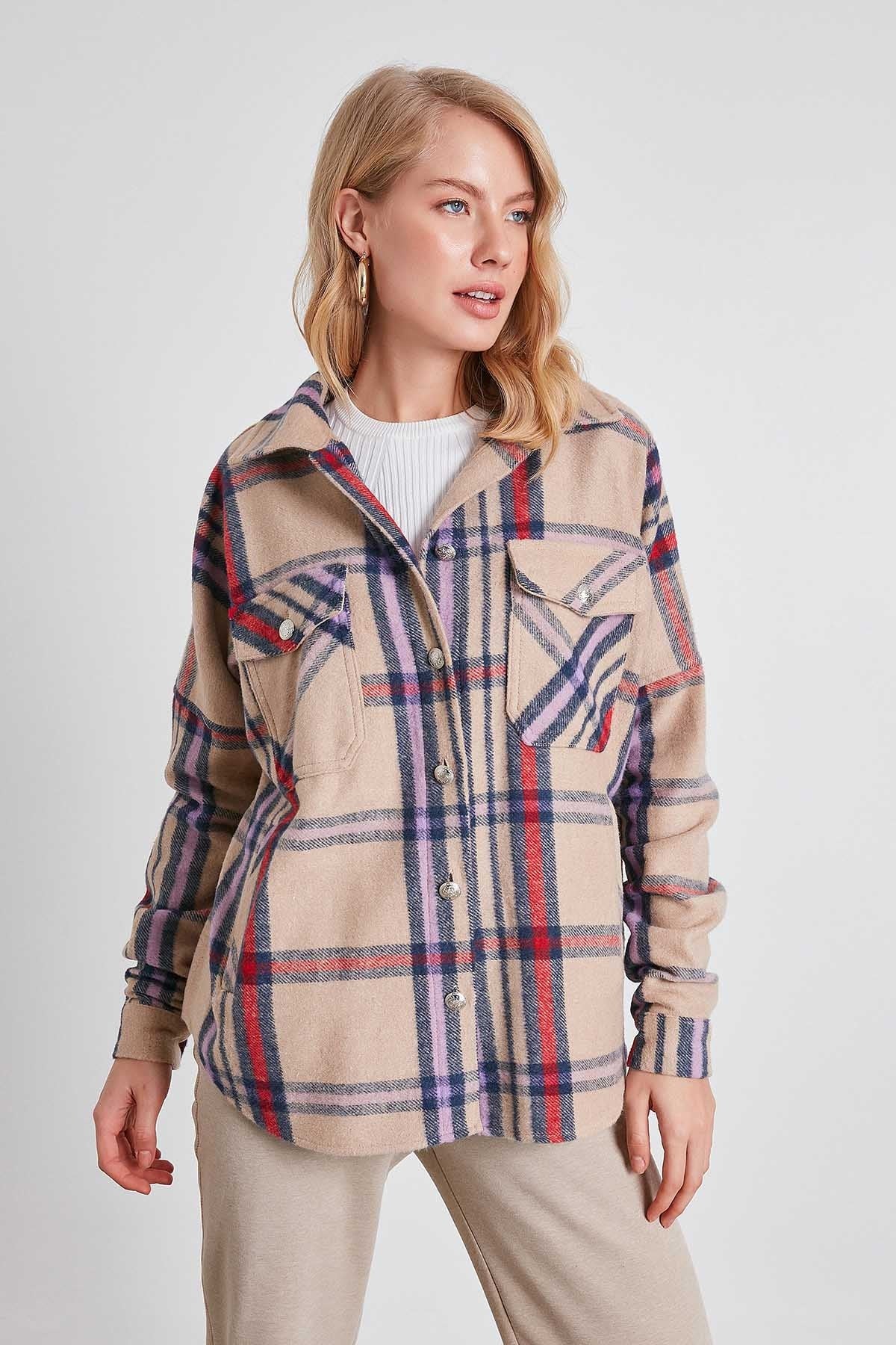 PLAID LUMBERJACK SHIRT WITH POCKETS