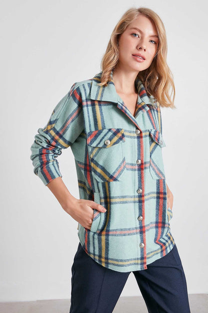 PLAID LUMBERJACK SHIRT WITH POCKETS