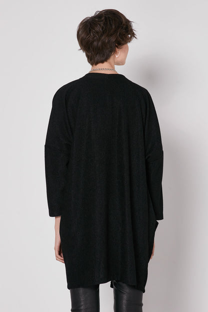 POCKETED LOOSE CARDIGAN