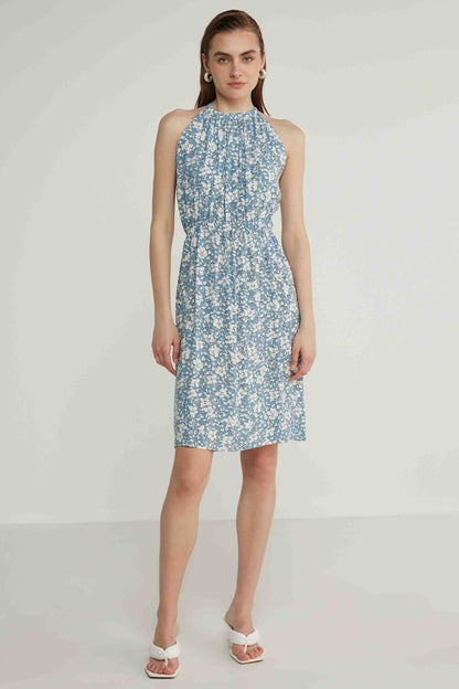 FLORAL VISCOSE DRESS