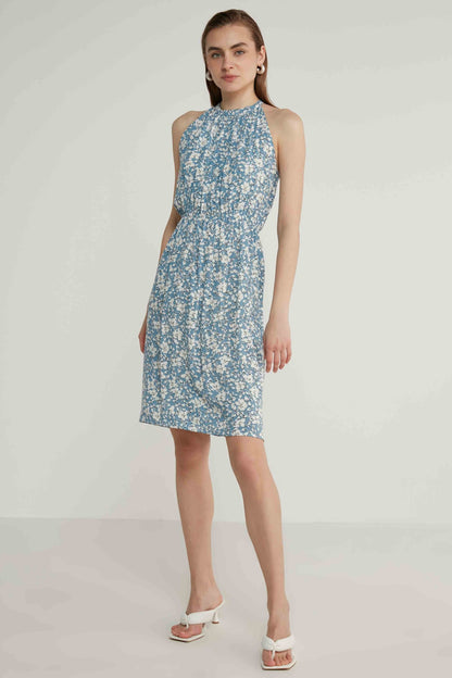 FLORAL VISCOSE DRESS