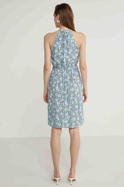 FLORAL VISCOSE DRESS