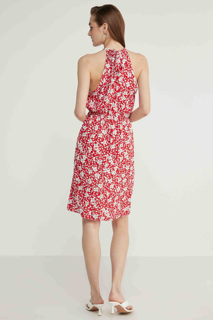 FLORAL VISCOSE DRESS