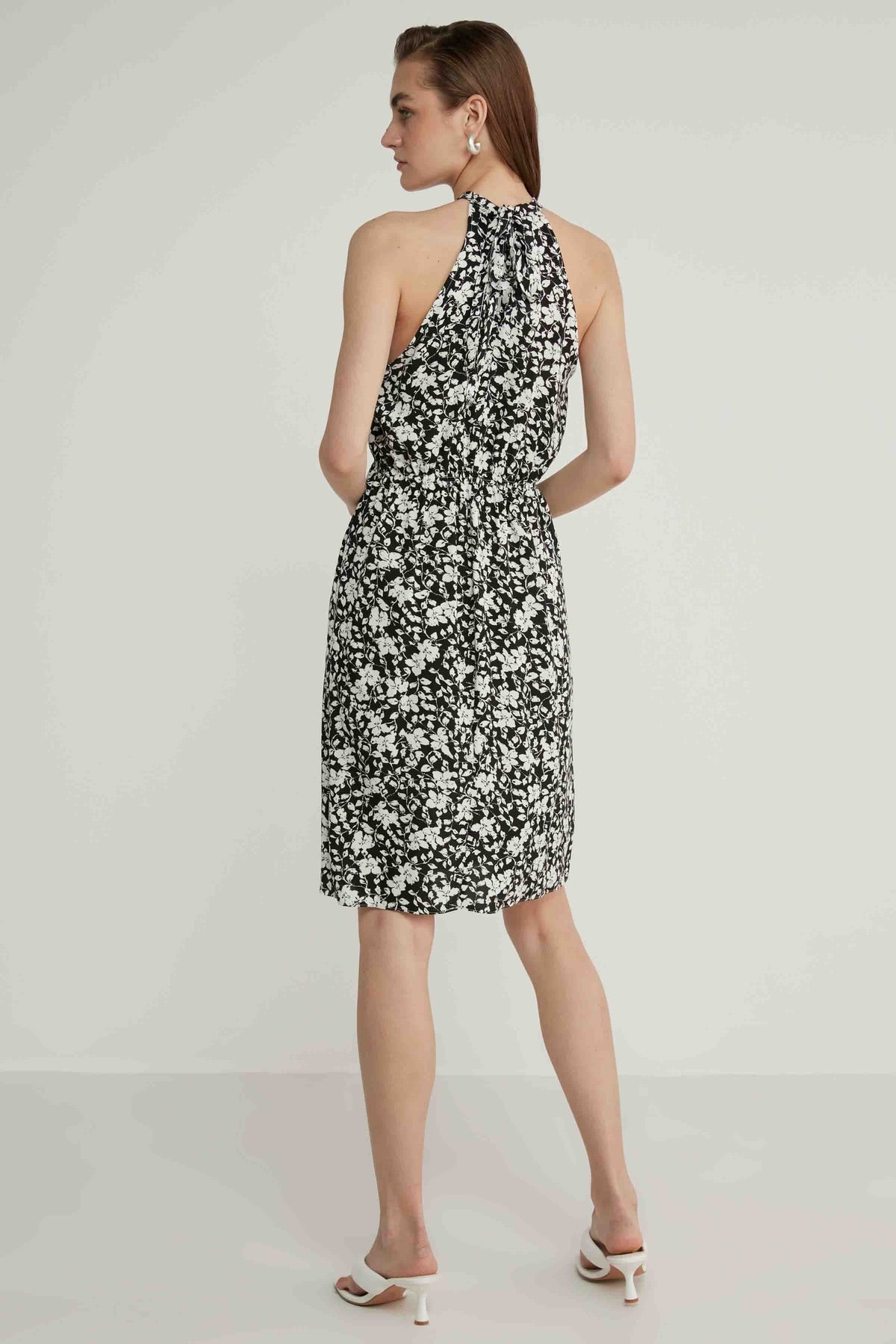 FLORAL VISCOSE DRESS