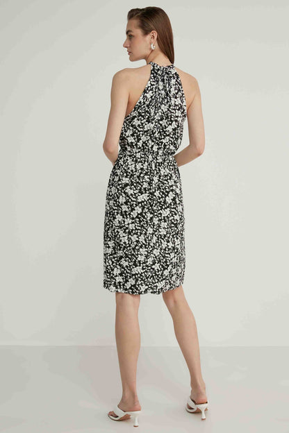 FLORAL VISCOSE DRESS