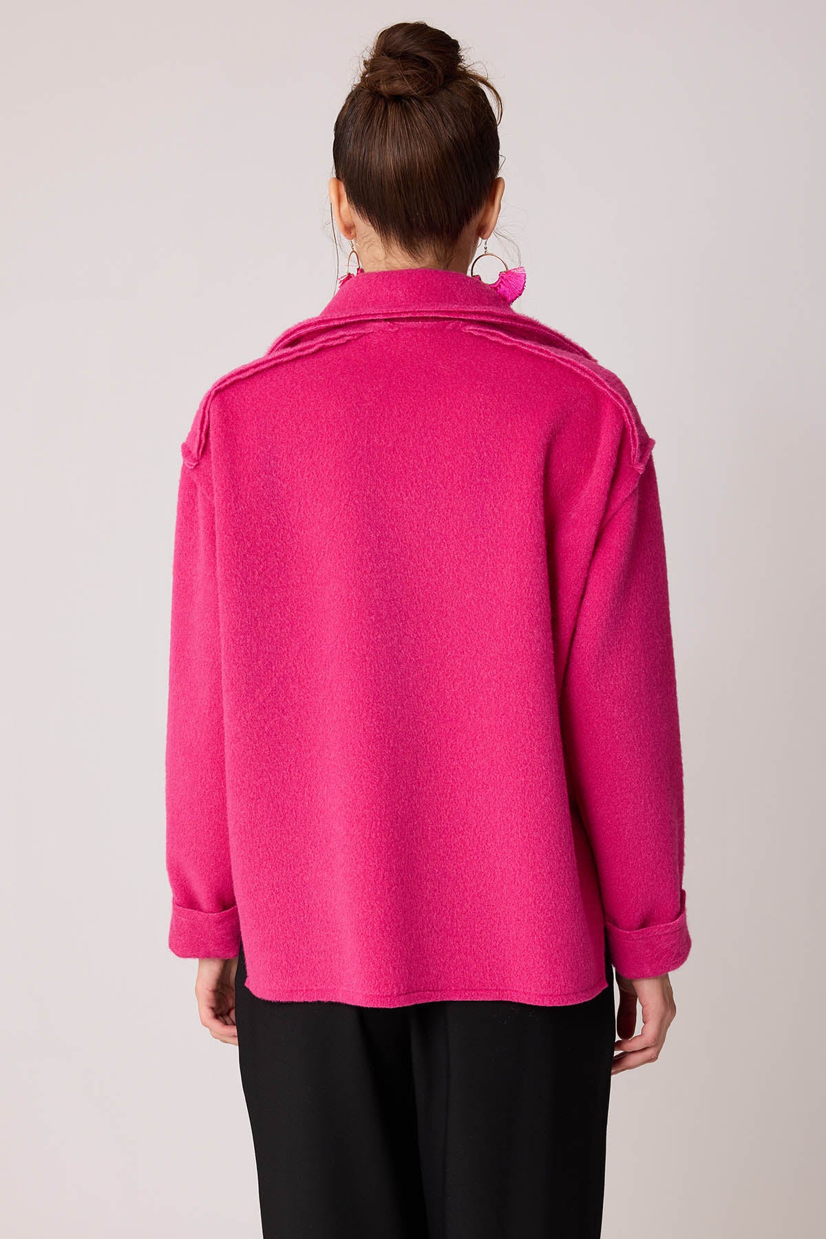 REVERSE STITCH JACKET WITH DUAL POCKET ZIPPERS