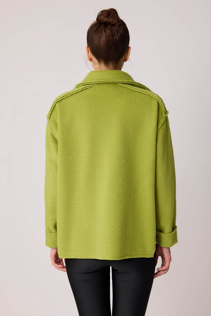 REVERSE STITCH JACKET WITH DUAL POCKET ZIPPERS