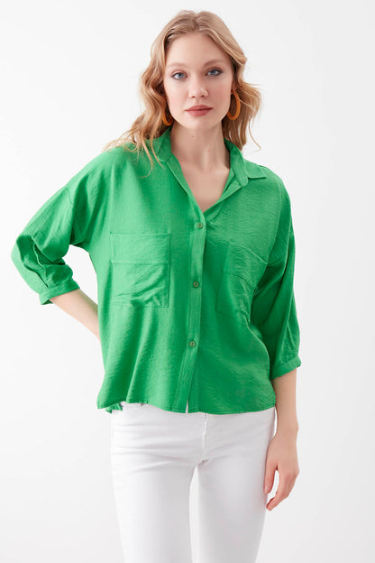 DOUBLE POCKET HALF SLEEVE SHIRT