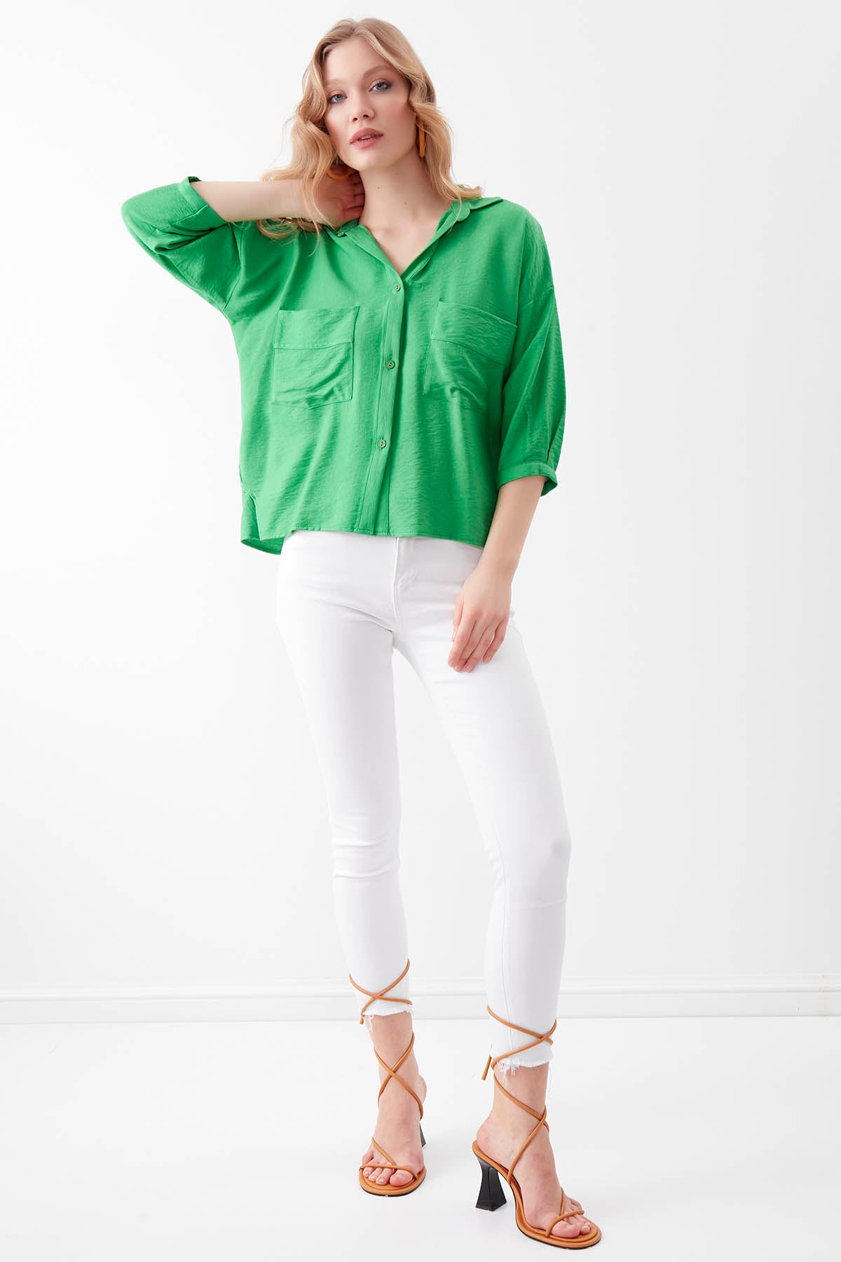 DOUBLE POCKET HALF SLEEVE SHIRT