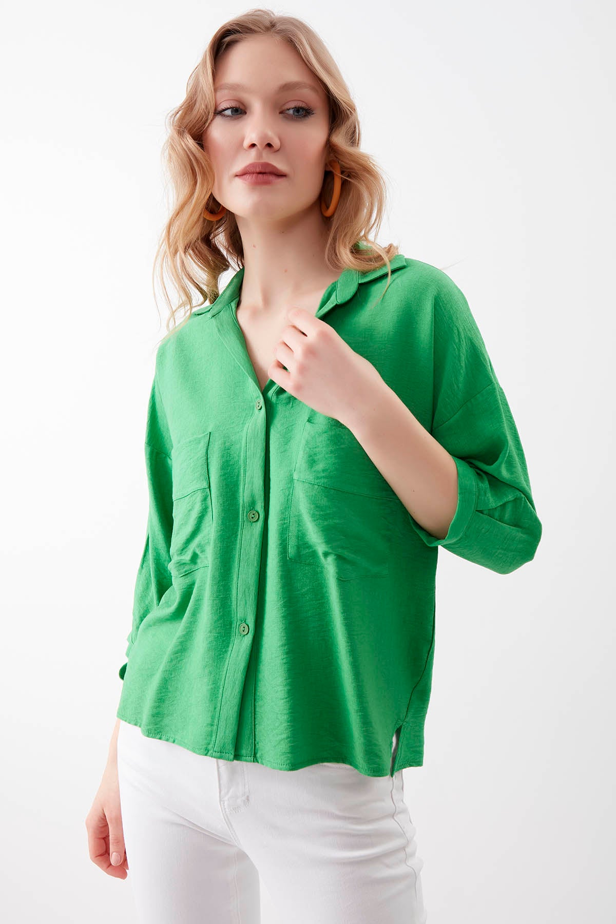 DOUBLE POCKET HALF SLEEVE SHIRT