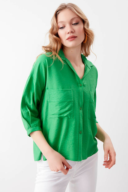 DOUBLE POCKET HALF SLEEVE SHIRT