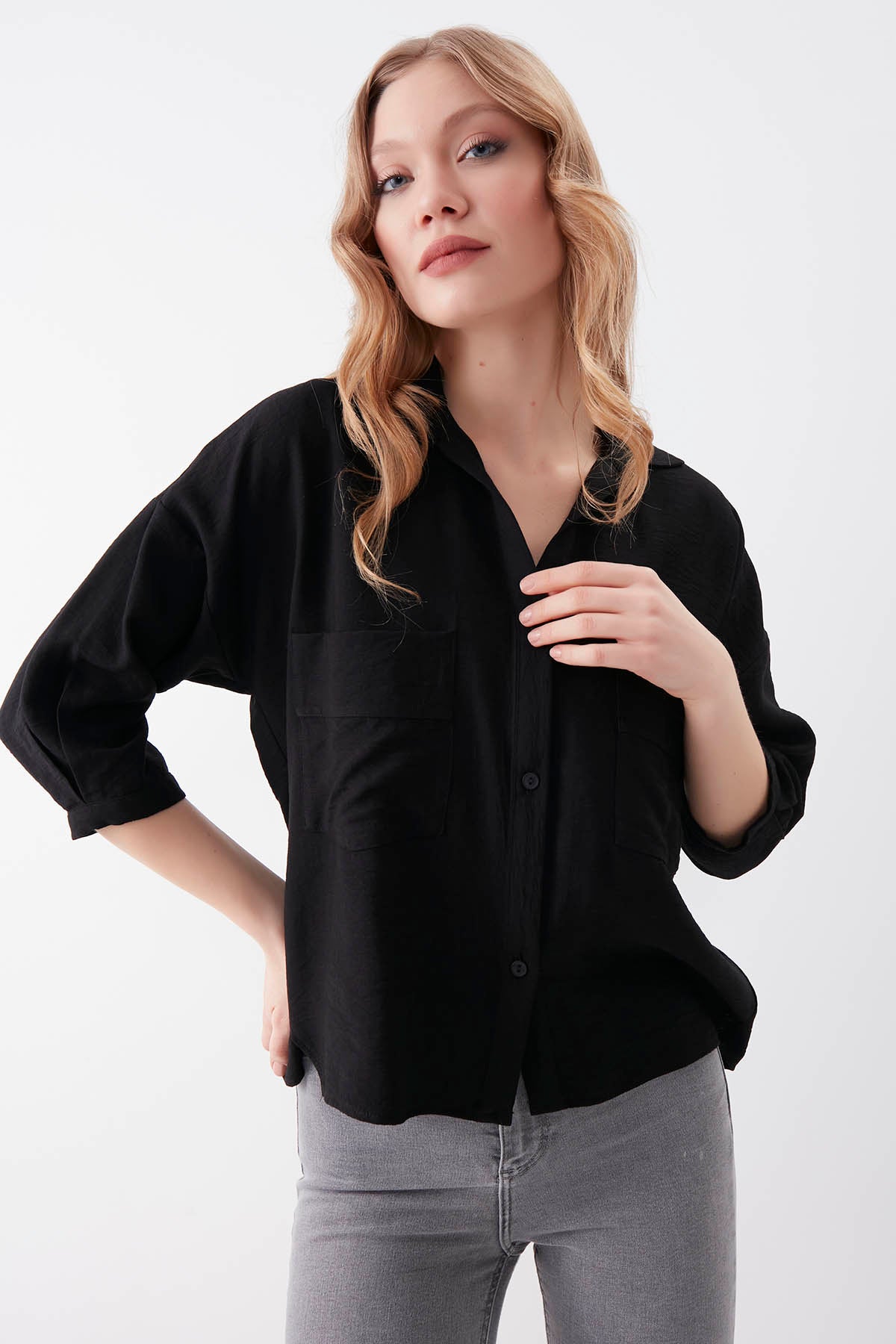 DOUBLE POCKET HALF SLEEVE SHIRT