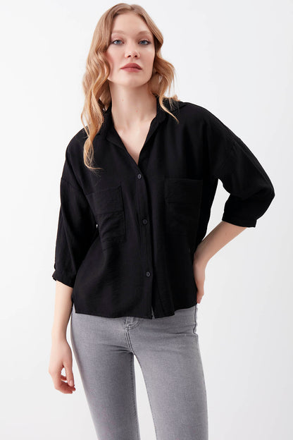 DOUBLE POCKET HALF SLEEVE SHIRT