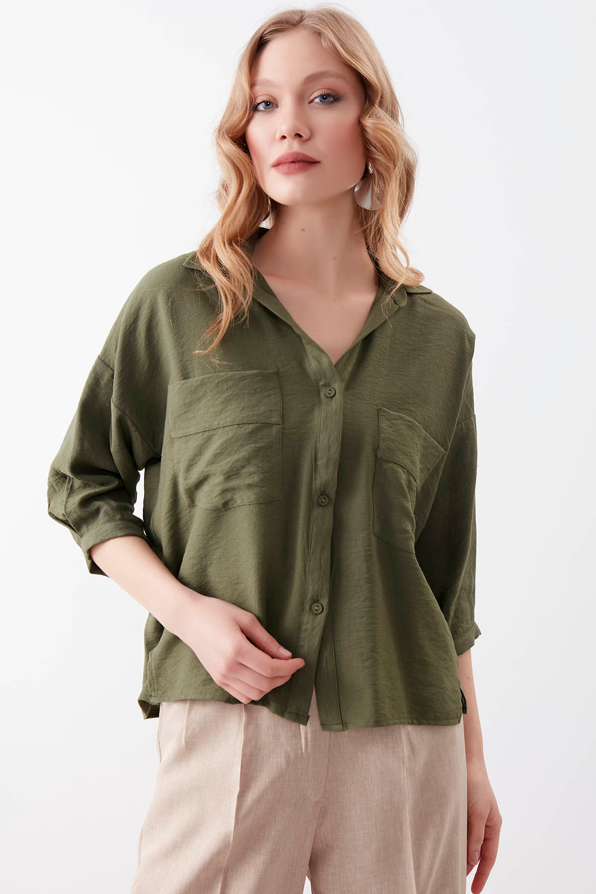 DOUBLE POCKET HALF SLEEVE SHIRT