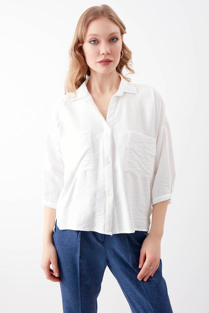 DOUBLE POCKET HALF SLEEVE SHIRT
