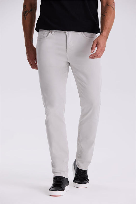 Grey Comfort Fit Canvas Sports Trousers