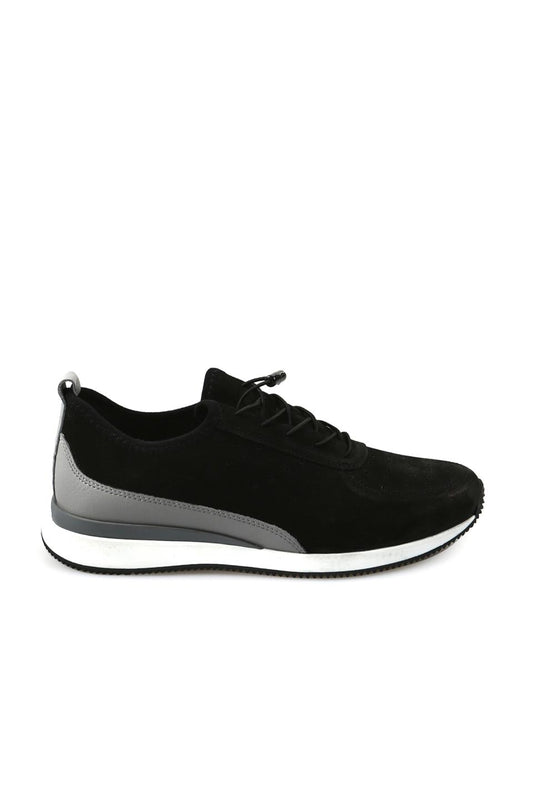 Suet Black 100% Leather Everyday Casual Shoes
