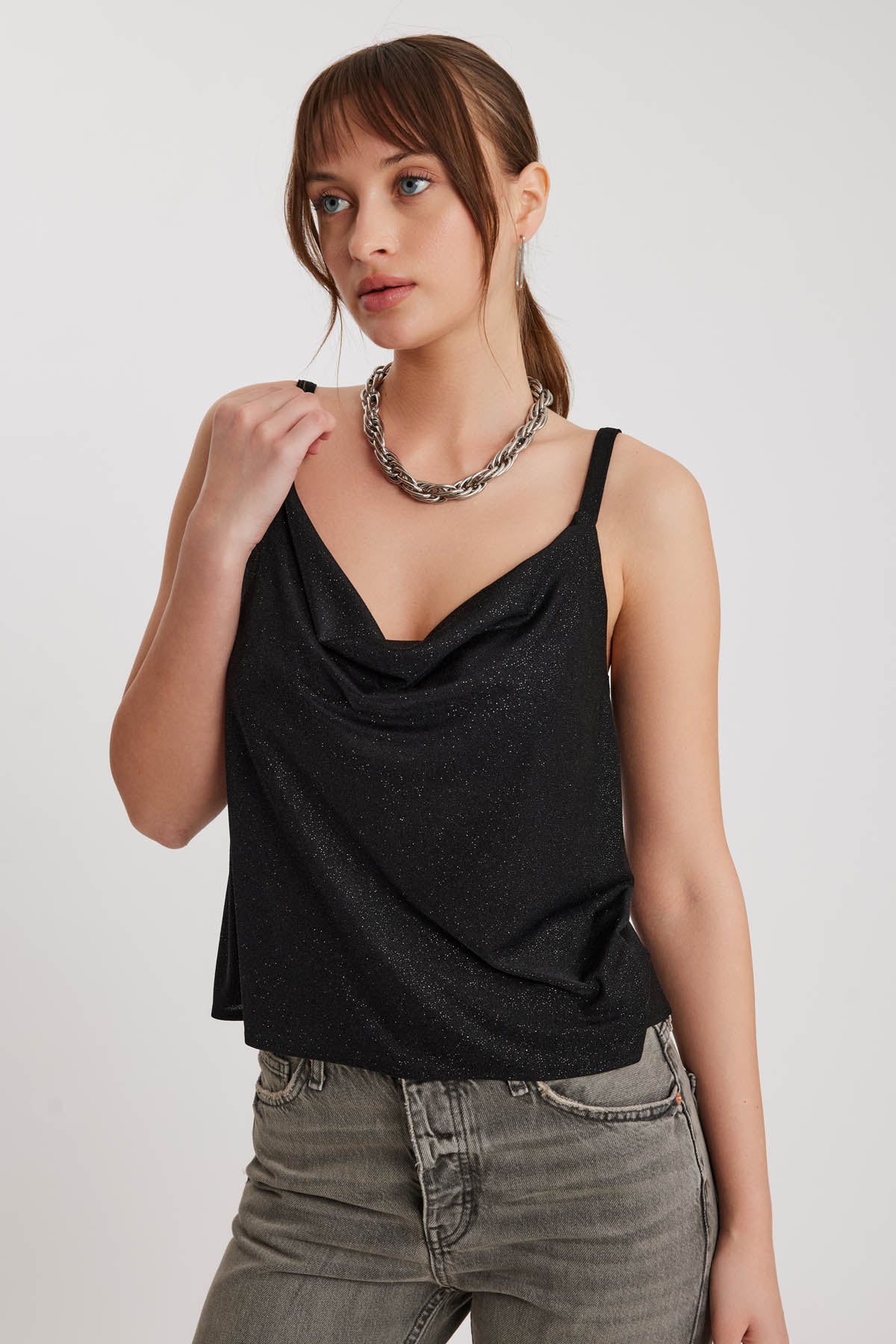 DEGAJE COLLAR BLOUSE